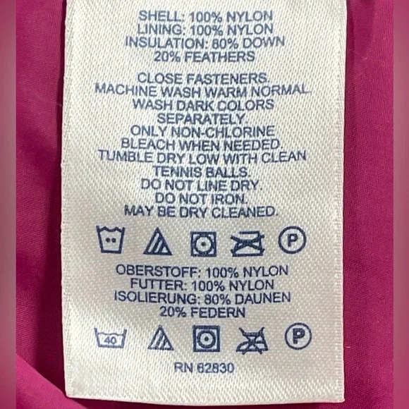 Lands’ End Women’s Lined Down Puffer Coat Large - Picture 13 of 13